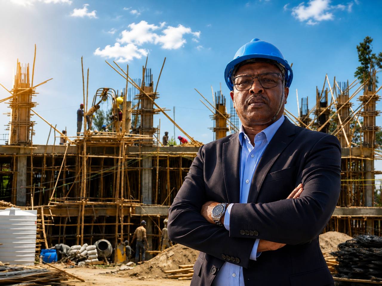 Ashebir Tolla, company owner of Ashebir Tolla Building and Water Works